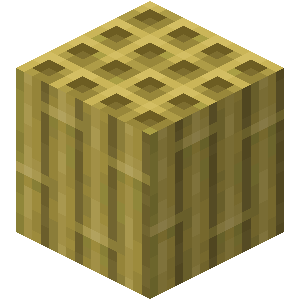 Block of Stripped Bamboo