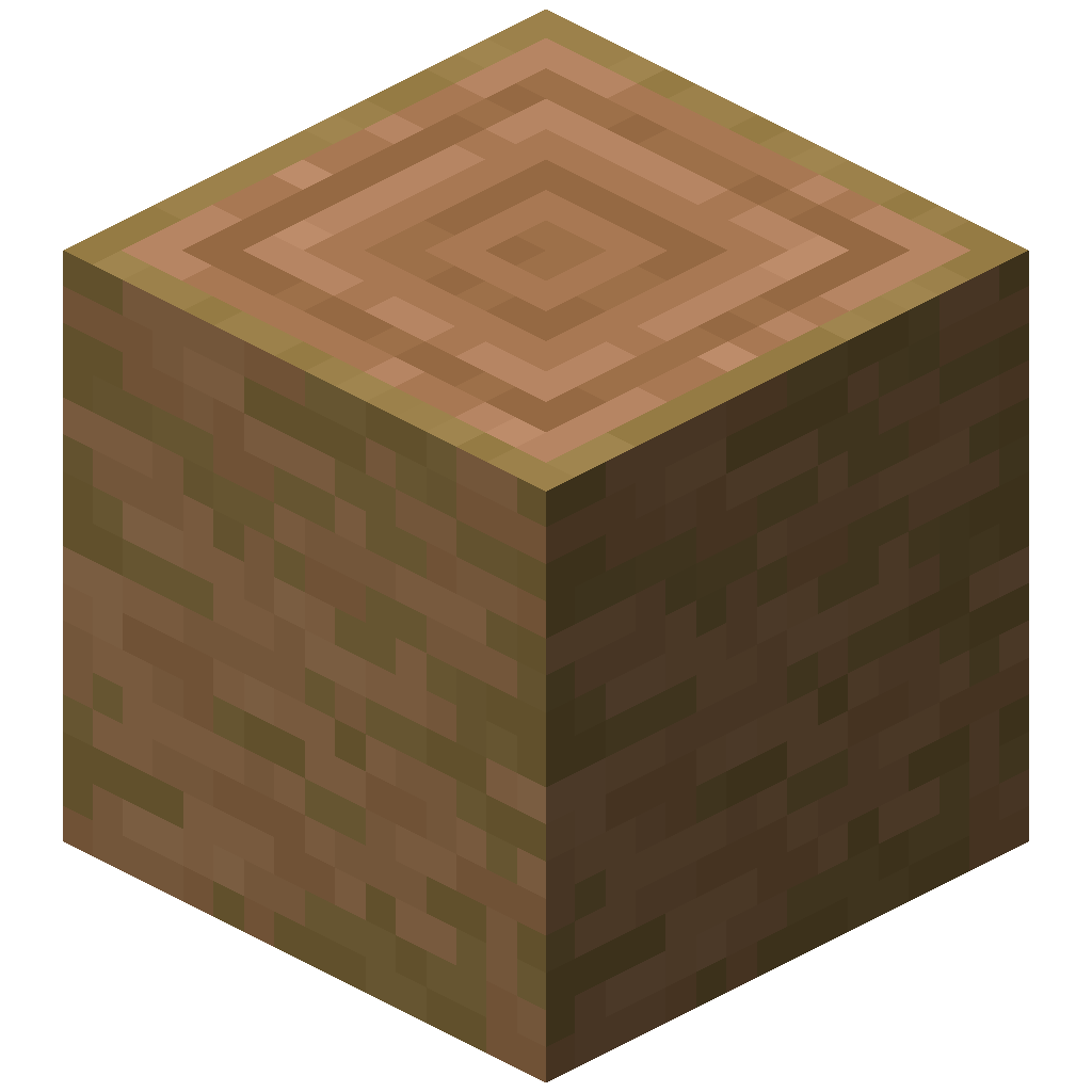 Stripped Jungle Log